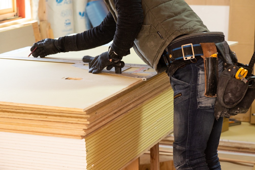 軽量鉄骨下地・石膏ボード張り